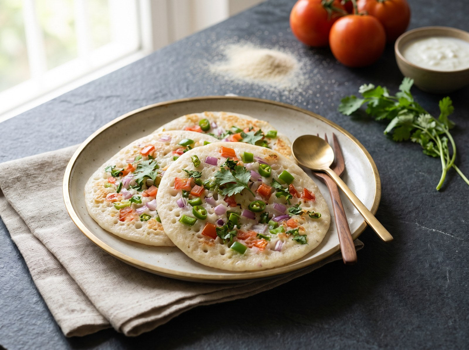 Vegetable Suji Uttapam