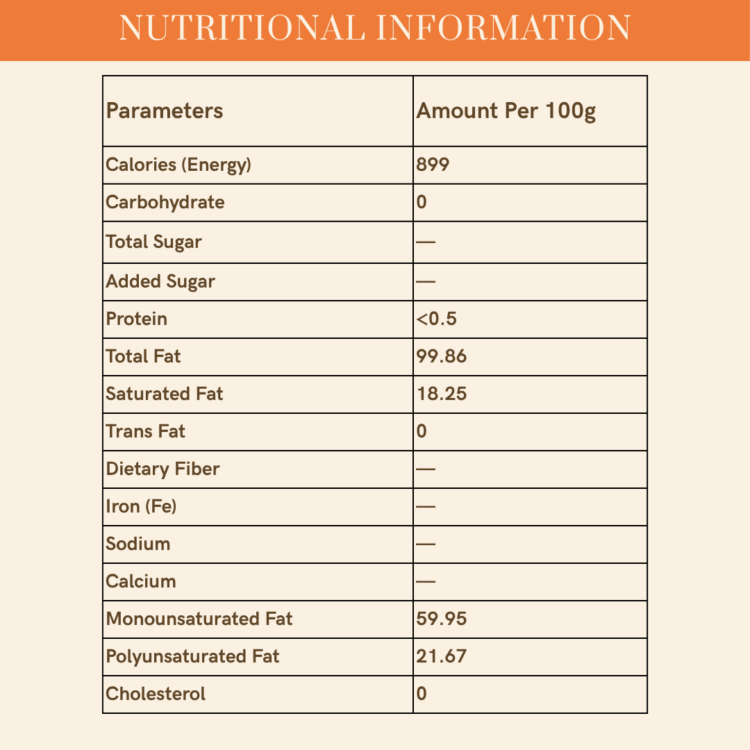 Wood-Pressed Groundnut Oil