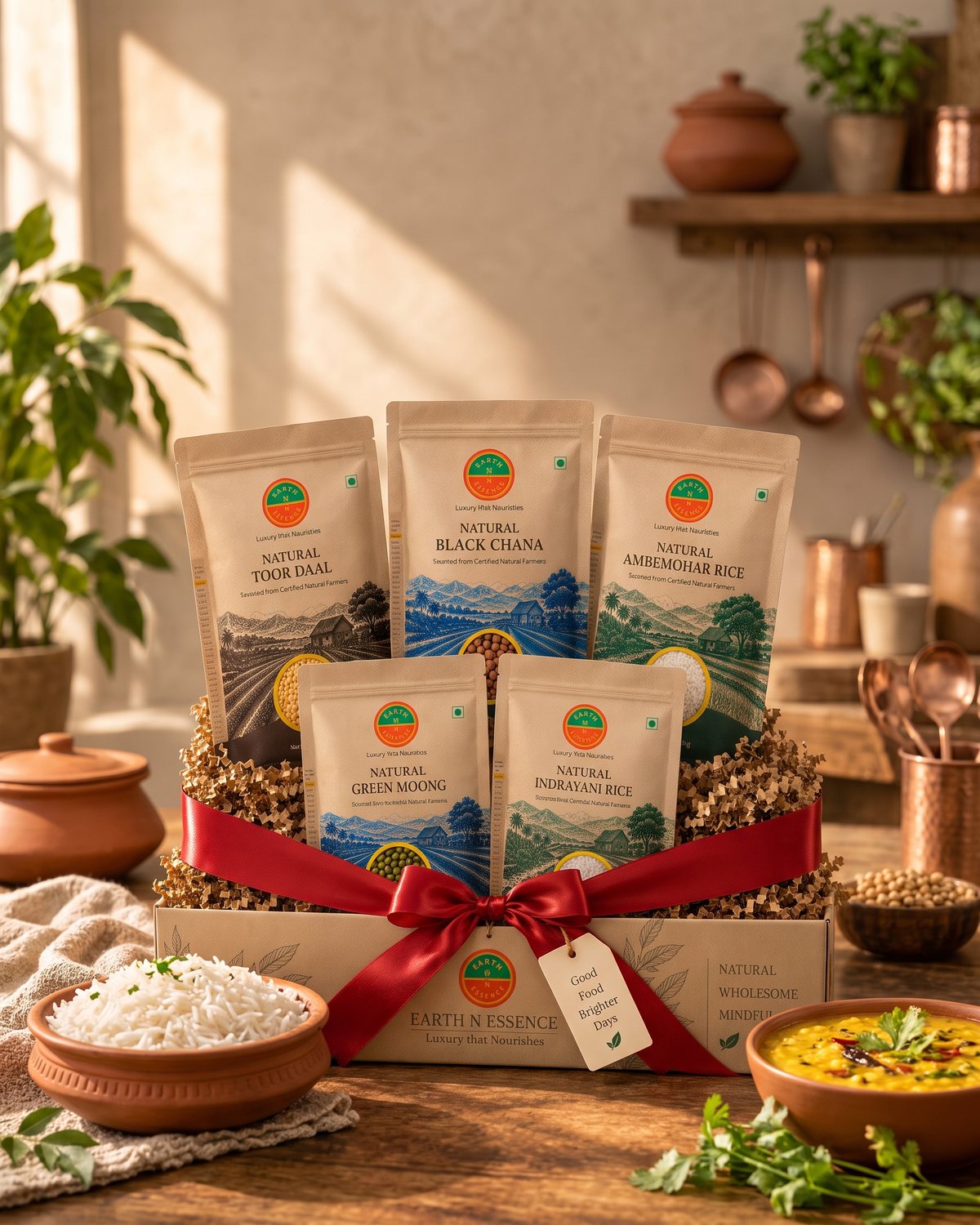 Rice, dal and pulses from Dang, Gujarat