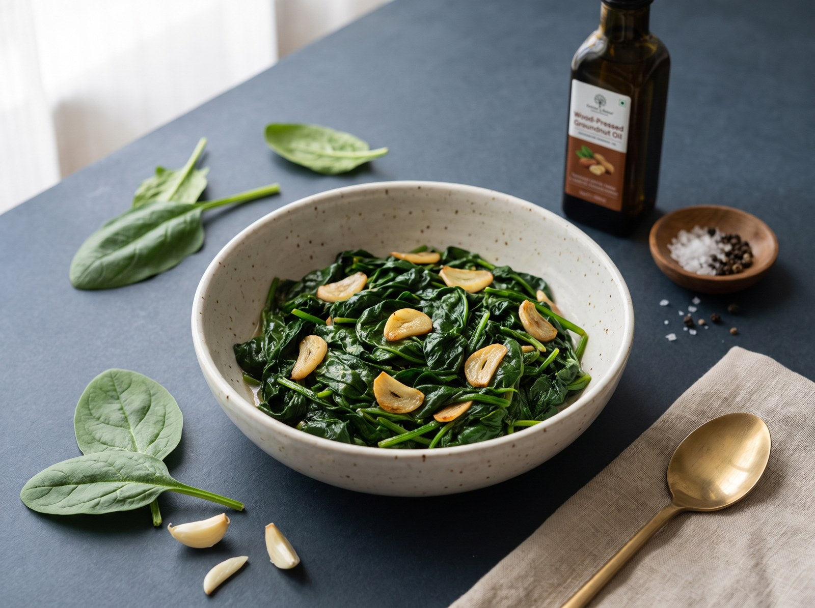 Garlic Spinach Sauté