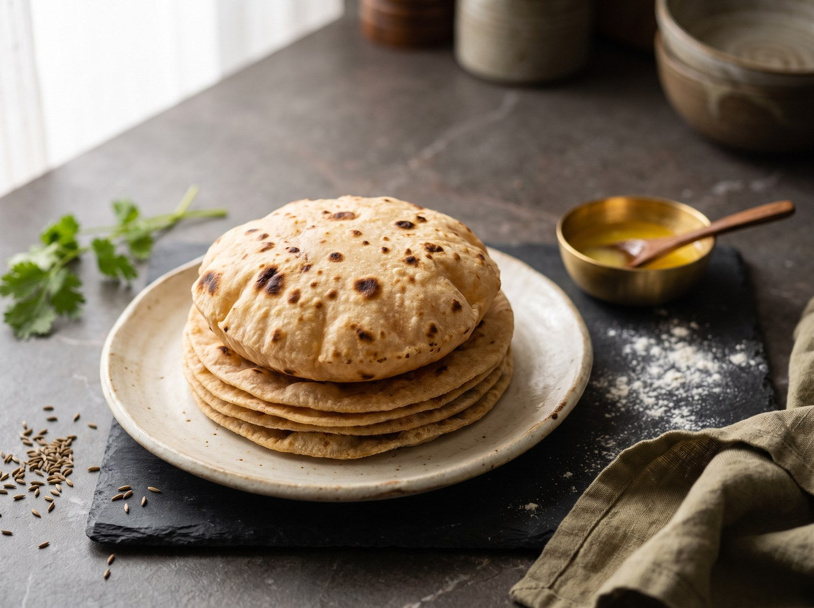 Soft Gluten-Free Rotis